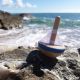Toupie Bateau Cote de Jade Jeux cadeau souvenir Mer Ocean Vacances Achat Jouet en bois Enfant Collection Toupies