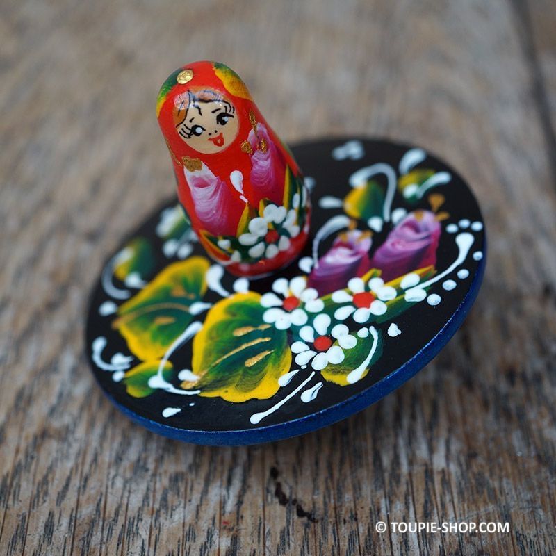 Toupie Poup e Russe Matriochka Originale Jeux en Bois Traditionnels