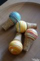 Toupie en bois bouchon en liege jeux Fete des Peres acheter cadeau original papa artisanat collection jouet Toupie Shop