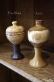  	Antique Toupies de Collection Jeux en Bois avec Support Acheter Cadeau original Fabrique France Jouet Artisanal Toupie Shop