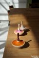  	Toupies avec pointe aimantee jouet en bois fabrication artisanale jeu magnetique cadeau original collection jeux Toupie Shop