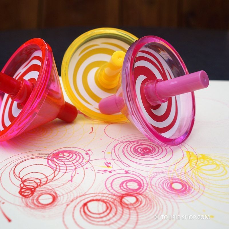 Super petit jouet pas cher ! Toupie avec crayon dessin activité enfant