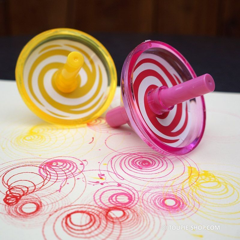 Super petit jouet pas cher ! Toupie avec crayon dessin activité enfant