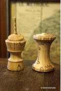 Toupie Mystère ? Jeu Artisanal et Objet Déco en Bois Naturel Idée Cadeau