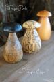 Collection Toupies champignons jeux en bois objet deco naturel artisanal acheter cadeau fabrique en France Toupie Shop