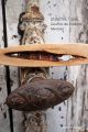  	Gouffre de Padirac Anagyre en bois merisier sculpture objet insolite artisanal fabrique france collection jeux Toupie Shop