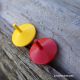 Toupies Rouge Jaune Jouets en Bois Pour Enfant Couleurs Primaires Cadeau Anniversaire Fille Garcon Jeux Jouet Toupie Shop