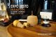  	Exposition The place Toupie Restaurant Le Lion et Agneau Table Nantes Jeux Jouets en Bois Fabrication Artisanale Toupie Shop