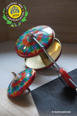 Toupie en metal magnétique jeux avec lanceur cadeau original selection des ludotheques Toupie Shop Magasin Jouet Acheter Toupies