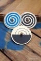 Toupies en bois magiques jeux avec effets optiques illusions jouet scientifique animation toupie enfant sciences cadeau original