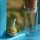 Mini Toupie Abeille Jeux en Bois Fiole en Verre Achat Jouet Artisanal Cadeau Original Collection Toupie Shop