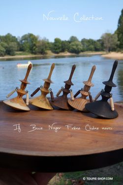 Nouvelle collection toupies danseuse flamenco jeux en bois fabrication francaise acheter cadeau noel original Toupie Shop