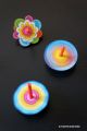 Toupies multicolore peace and love acheter jeux en bois pour enfant jouet eveil cadeau anniversiare noel paix amour toupie shop