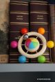  	Hochet en bois toupie pour bebe jouet eveil couleur achat toupies cadeau naissance original jeux motricite fine Toupie Shop