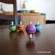 Toupies en bois Tippe-top jeu qui se retourne en rotation jouet magique achat cadeau artisanal jeux enfant anniversaire original