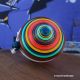 Big large taiwan top handcraft toy colorful traditional wooden games with string Toupie Shop collection metal wood spinning tops