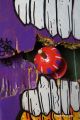 Pomme trognon toupie jouet bois surprenant jeux illusions optique rotation idee cadeau original fabrication francaise artisanale