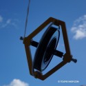 Collection Gyroscope 3 Jeux de Toupies en Métal Jouet Ancien Lumineux