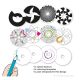 Activite Enfant Dessin Toupie Jouet en Bois Atelier Creatif Jeux Educatifs Sciences Toupies Cadeau Anniversaire Noel