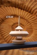Toupie Astrolabe Jeu en bois de Hêtre avec support Cadeau original artisanal