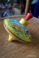facile a tourner toupie traditionnelle jeux anciens en metal cadeau enfant jouet avec animaux ferme cochon cheval vache chat