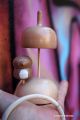 Manege du pingouin jeux en bois toupie artisanale fabrique en france acheter cadeau unique noel jouet de collection