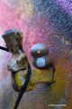 Pingouin jouet bois naturel toupie artisanale fabrique en france tourneur sur bois piece unique cadeau jeux noel original