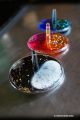 Magie force centrifuge toupie fluide avec paillettes super idee cadeau noel pour enfant collection jeux Toupie Shop