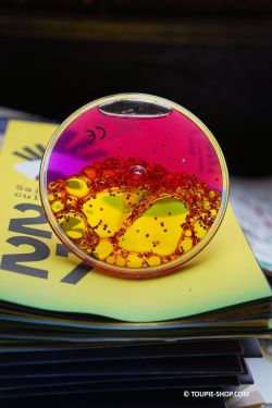 Super cadeau noel magique toupie fluide avec paillettes jeux educatif pour enfant force centrifuge sciences Toupie Shop