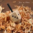Dé à jouer original (6 faces) Jeu de Toupie en Bois Naturel Fabriqué en France