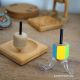 Dé neutre 6 faces personnaliser toupie en bois naturel originale idee jeux de societe acheter petit cadeau enfant creatif