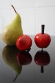 Pomme en Bois Toupie Fruit Jouet Fabrique en Europe Cadeau Adulte Toupie Shop Boutique Magasin Jouets Acheter Jeux Toupies