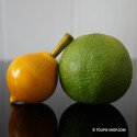 Toupie Fruit Citron Jouet Bois