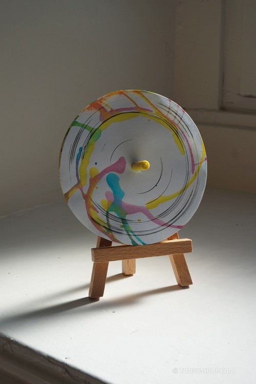 Toupie Oeuvre Art Jeux de Coloriages Avec Peinture Jouet Enfant Artistique Toupie Shop Boutique Toupies Magasin Jouets Créatifs