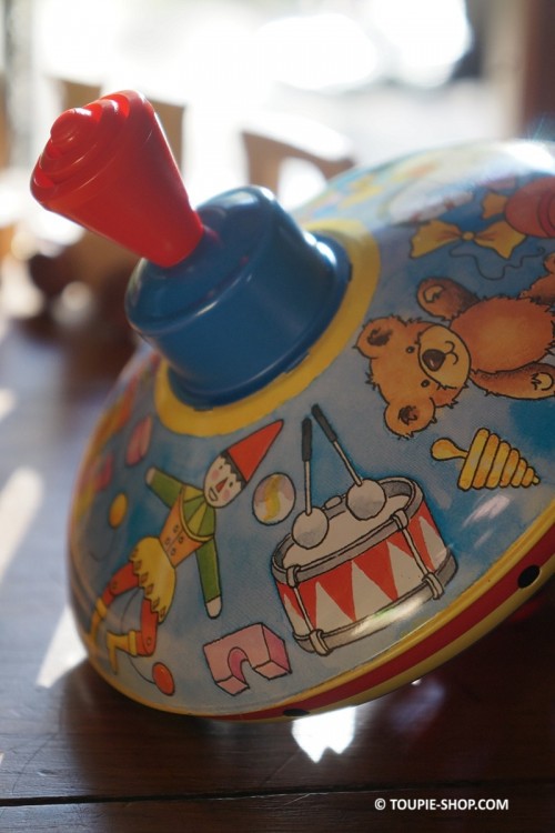Carrousel Toupie Metal Siffleuse Jeux Traditionnels Enfant Jouet Metal