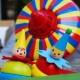 Toupie Clown en Bois Jouet Garçon Jeux Fille Cadeau Noel Toupie Shop