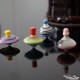 Mini Toupie en Porcelaine Jeux de Collection Fève Originale Toupie-Shop Magasin Jouets Cadeaux Jeu Fete Epiphanie