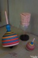 Toupie Mini Cloche Jeux en Bois Adulte Miniature pour Collectionneur Toupie Shop