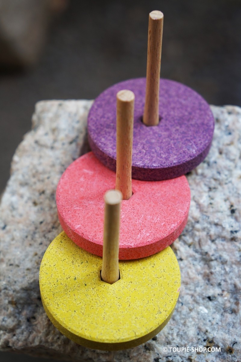 toupie bois jouet