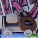 Achat Jeux Bois Ecologique Jouet Camion Toupie Jeu de Voiture Cadeau Original Toupie Shop Boutique Jouets Toupies Enfants