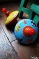 Carrousel Ancienne Toupie Métal Jouet Musical Jeux avec Animaux Enfant Toupie Shop Boutique de Jouets Toupies