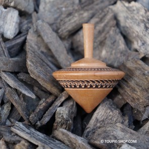 Cône Jeux de Toupie en Bois Artisanal France Fabrication Toupie Shop Magasin de Jouet Bois Cadeau Insolite