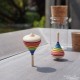  Rainbow Arc-en-Ciel Toupie Mini Jeux en Bois Artisanal Collection Jouet Toupie Shop Magasin Cadeau Jeu Fabriqué en Europe