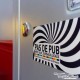 Auto-collant PAS DE PUB Sticker Résistant en extérieur Jeux Toupie Shop Magasin Jouets Spécialisé Toupies