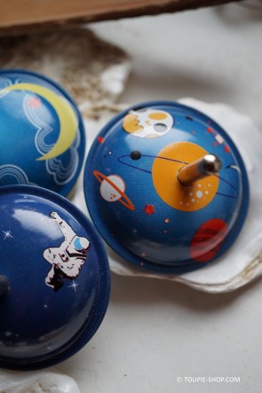Spatiale Toupie Métal Magnétique Jouet Avec Fusée Jeu Aimanté Toupie Shop Boutique de Toupies Métal Jeux Cadeau Original Noel