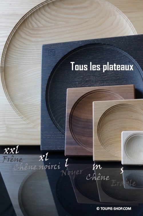 Tous les Plateaux pour Toupies Accessoire Jeu Fabriqué en Europe en Bois Artisanal Toupie Shop Magasin Jouets Jeux