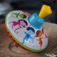  Ronde Enfant Toupie en Métal Jeu Ancien Jouet Toupie Shop Magasin de Jouets Jeux Toupies Cadeaux Enfants Fille Garçon 3 ans