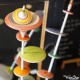  Arbre à Toupie en Bois Fabriqué en France Jouet Artisanal Art Jeu Design Toupie Shop Magasin Jouets Jeux de Toupies Originales