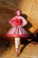 Ballerine Jeu Mécanique Jouet de Collection Ancienne Toupie Métal Jeux d'Autrefois Toupie Shop Magasin Jouets Toupies Originales