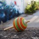  Toupie Maracas Jouet en Bois d'Erable Jeu Artisanal Fabriqué en Europe Cadeaux Jeux Fete Maman Papa Collection Toupie Shop